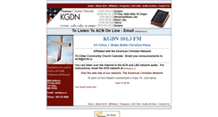 Desktop Screenshot of kgdn.com